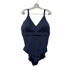 SPANX Navy Blue Sunkissed Classic One Piece Swimsuit 2XL